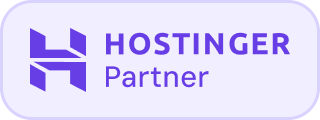 Hostinger Official Partner Badge
